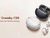 A QCY Crossky C50 nyitott fülhallgató akár 7,5 órás üzemidőt kínál egyetlen feltöltéssel (Kép forrása: QCY)