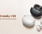 A QCY Crossky C50 nyitott fülhallgató akár 7,5 órás üzemidőt kínál egyetlen feltöltéssel (Kép forrása: QCY)
