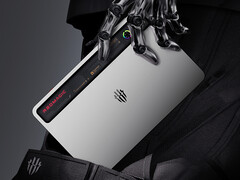 A Gaming Tablet 3 Pro képernyő-test aránya 90,1%. A képen: a tab. (Kép forrása: RedMagic)