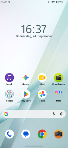 Sony Xperia 10 VIII: Kezdőképernyő