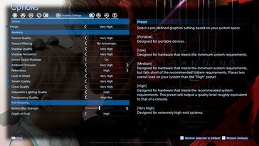 Grafikai beállítások