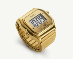 A képen látható MM6 Maison Margiela x Timex T80 arany karóra. (Kép forrása: Timex)