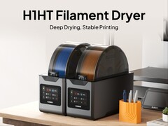 Elegoo H1 HT filamentszárítók, elülső érintőképernyővel.