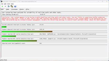 LatencyMon - áttekintés