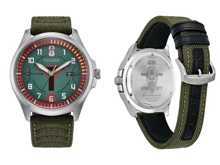 A Citizen Star Wars Boba Fett AW1418-06W óra. (Kép forrása: Citizen)