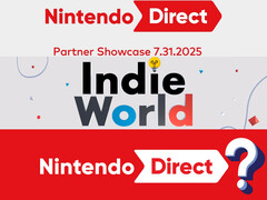 A Nintendo Direct Partner Showcase, az Indie World és a Nintendo Direct bannerje (Kép forrása: Nintendo of America, szerkesztve)