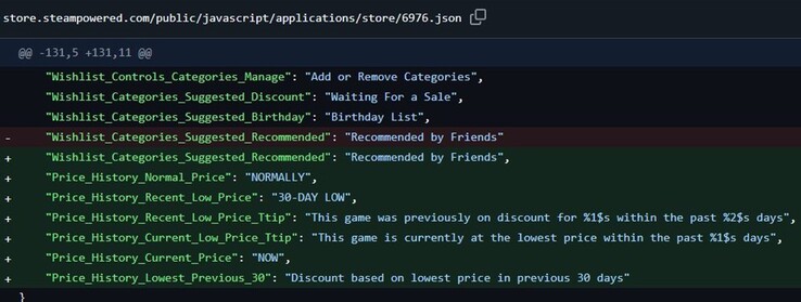 Információ a Steam backendjéből.