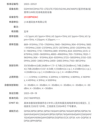 A 2512BPNDAC számmal ellátott Xiaomi 17 Ultra-t még szeptemberben fedezték fel.