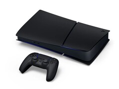 A PS5 Midnight Black színben.