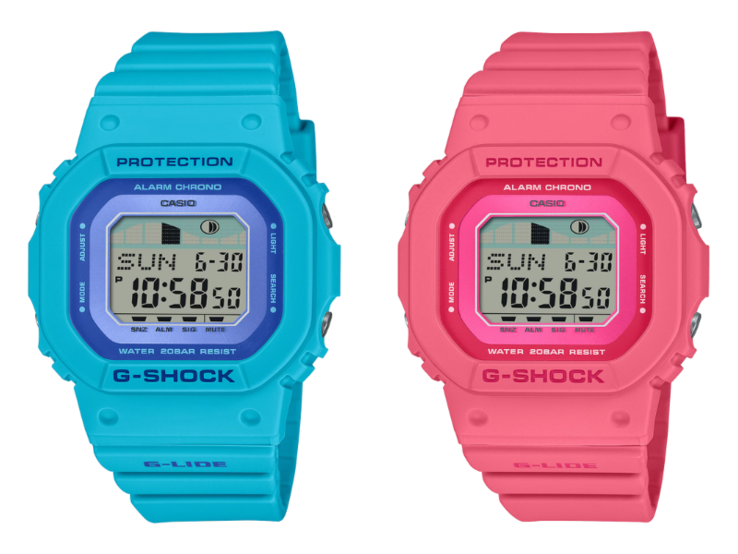 Balról jobbra: a Casio GLXS5610-2 és GLXS5610-2 órák. (Kép forrása: Casio)