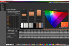 ColorChecker before calibration