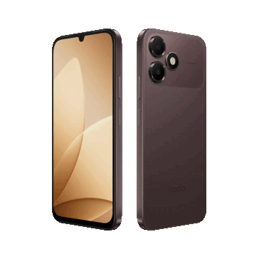 Az Oppo K14 Lite Stone Brown színben.