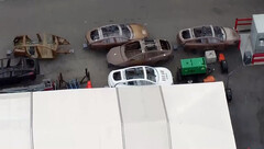A Tesla néhány érdekes új karosszériavázzal rendelkezik a Fremont gyárban. (Kép forrása: TslaChan/X)