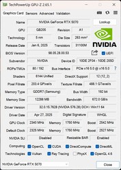 GPU-Z (1-Click-OC aktiválva)