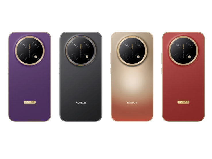 Az Honor X9e Pro a Royal Purple, a Midnight Black, a Dawn Gold és a Reddish Brown színváltozatokban kapható.