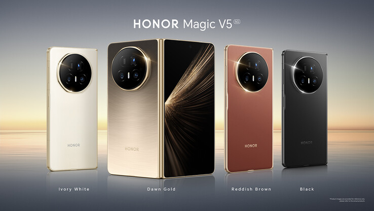 A Honor Magic V5 színválasztékai (Kép forrása: Honor)