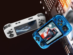 Az R46H egy másik vízszintes retro játékkéziszámítógép, amely egy Rockchip RK3326 chipset köré épül. (Kép forrása: Amazon)
