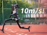 Az Unitree humanoid H1 sprintben 10,1 m/s-os csúcssebességet ért el, de 100 méteren még így is egyértelműen elmaradt Usain Bolt mögött.