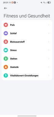 Xiaomi Smart Band 10 Egészség