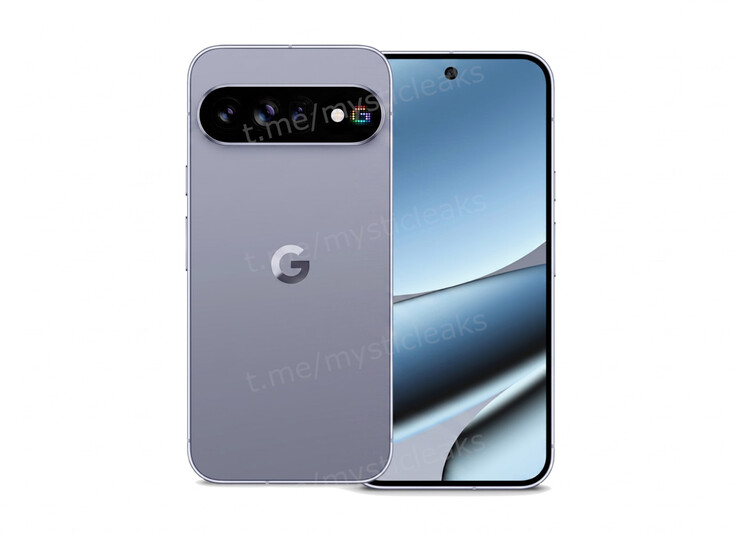 AI generált render a Pixel 11 Pro hátlapi kialakításáról, az RGB LED tömböt mutatva