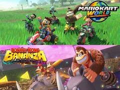 Donkey Kong Bananza és Mario Kart World karakterek (Kép forrása: Nintendo of America szerkesztősége)