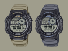 A Casio AE-1000W-5AV (balra) és AE-1000W-8AV (jobbra) órák várhatóan májusban kerülnek forgalomba. (Kép forrása: Casio)