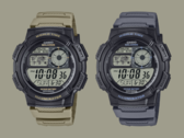 A Casio AE-1000W-5AV (balra) és AE-1000W-8AV (jobbra) órák várhatóan májusban kerülnek forgalomba. (Kép forrása: Casio)