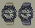 A Casio AE-1000W-5AV (balra) és AE-1000W-8AV (jobbra) órák várhatóan májusban kerülnek forgalomba. (Kép forrása: Casio)