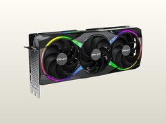 A képen a PNY RTX 5080 látható. (Kép forrása: PNY)