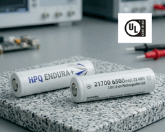 A HPQ Silicons 21700-as cellái 23,4 Wh-ra képesek.