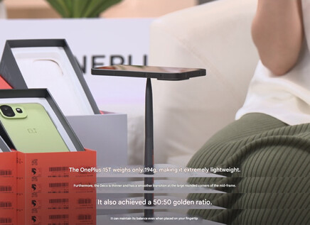 Egy képernyőkép a OnePlus 15T élő leleplező ülésről (gépi fordítás)