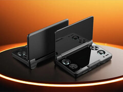 Az AYN Thor az Ayaneo Pocket DS-től eltérően kettős OLED kijelzővel rendelkezik majd. (Kép forrása: AYN Technologies)