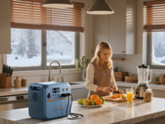 A Bluetti Pioneer Na nátrium-ionos hordozható erőmű akár 11 készüléket is képes egyidejűleg táplálni (Kép forrása: Bluetti)