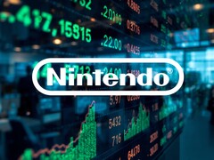 Nintendo logó a tőzsdei ketyegő előtt