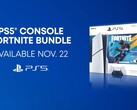 A PS5 konzolos Fortnite Flowering Chaos Bundle olyan kozmetikumokat tartalmaz, amelyek egy évig kizárólag a PlayStation számára lesznek elérhetőek. (Kép forrása: PlayStation)