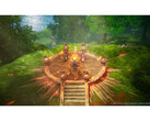 A Dragon Quest I és II HD-2D remake gyűjteményéből származó képernyőkép, amely a játék egyedi művészeti stílusát mutatja be. (Kép forrása: Square Enix)
