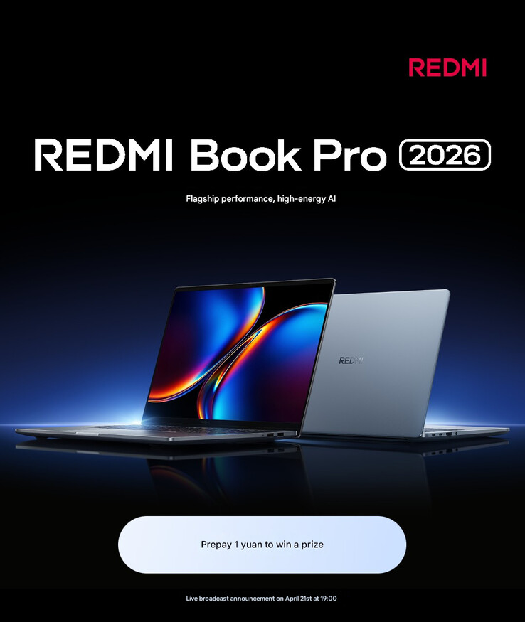 A Redmi Book Pro 2026 (gépi fordításban) bejelentése a Redmi Book Pro 2026 (gépi fordításban)
