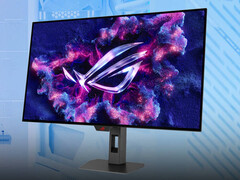 A ROG Strix OLED XG32UCWMG gyorsabb alternatívája az olcsóbb XG32UCWG-nek. (Kép forrása: Asus - szerk.)