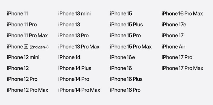 az iOS 27 minden olyan iPhone-on fut, amely kompatibilis volt az iOS 26-tal.