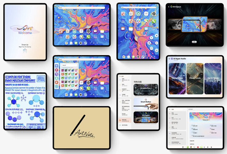 A Teclast ArtPad Pro 8 MP-es előlapi és 13 MP-es hátlapi kamerával is rendelkezik. (Kép forrása: Teclast)