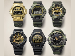 Casio „bold-camo” karórák.