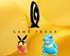 Game Freak logó a Pokémon lényekkel alatta (Kép forrása: Game Freak, Nintendo of America szerkesztéssel)