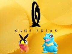 Game Freak logó a Pokémon lényekkel alatta (Kép forrása: Game Freak, Nintendo of America szerkesztéssel)