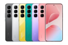Az Infinix Hot 60 Pro+ érkezik korall árapály, ködös lila, cyber zöld, szonikus sárga, titánium ezüst, és elegáns fekete színváltozatokban (Kép forrása: Infinix)