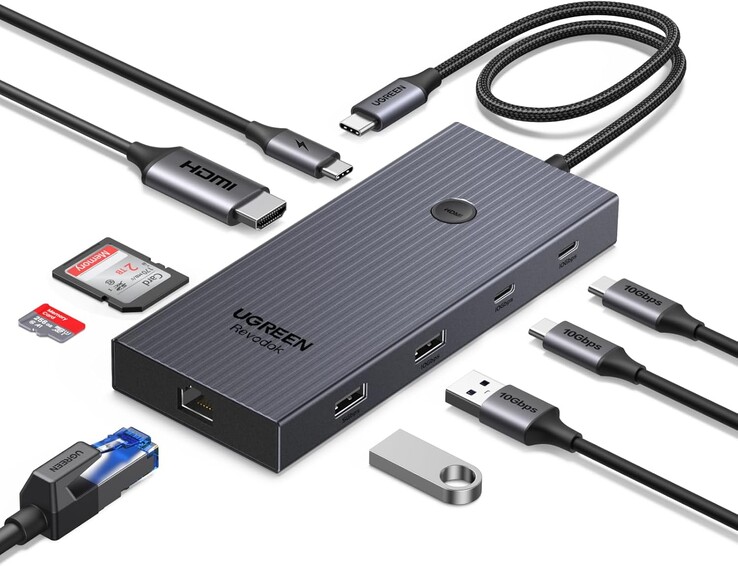 Az új Ugreen Revodok Pro 109 USB-C Hub. (Kép forrása: Ugreen)