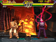 A Capcom vs. SNK 2 képernyőmentése (kép forrása: The Fighters Generation)