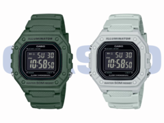 Balról jobbra (a képen) a Casio W218H-3BV és a Casio W218H-8BV. (Kép forrása: Casio)