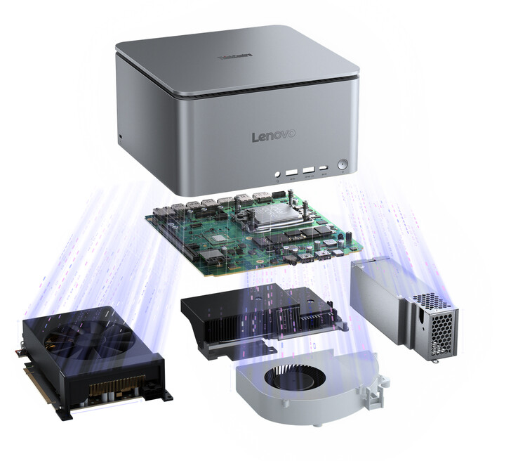 A ThinkCentre Neo Ultra Gen 2 központi elemei (Kép forrása: Lenovo)