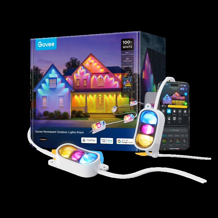 A Govee Permanent Outdoor Lights Prism. (Kép forrása: Govee)