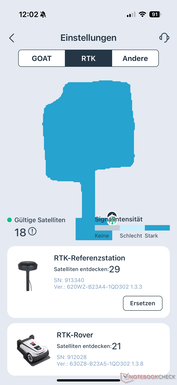 RTK beállítások